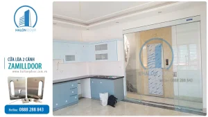 Cửa lùa zamilldoor 2 cánh