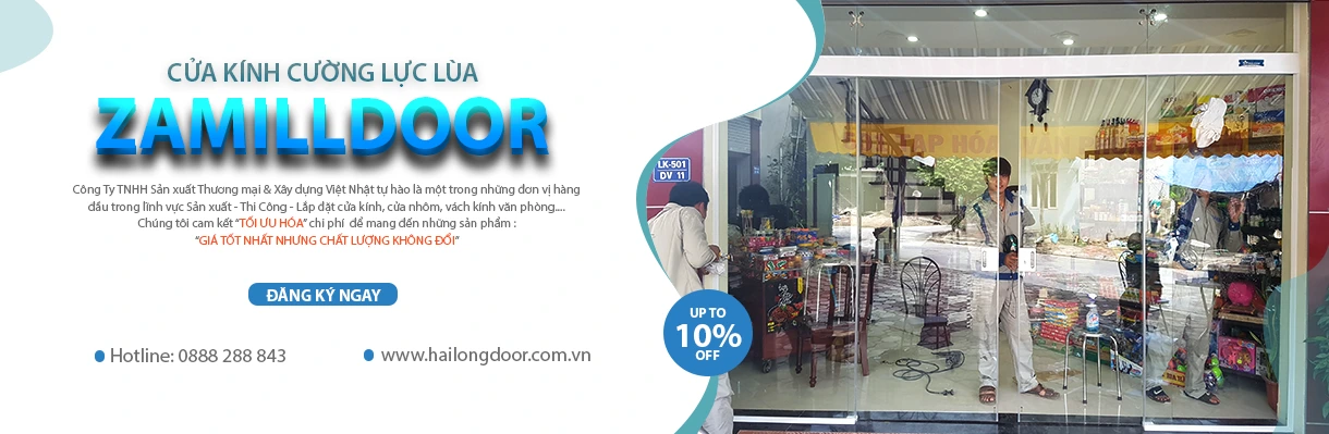 Cửa kính lùa Zamilldoor