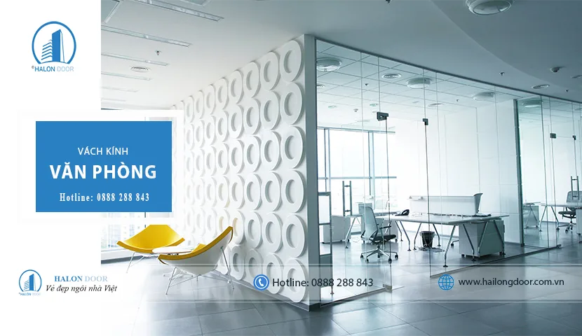 Vách kính văn phòng đẹp