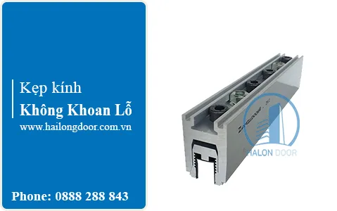 Kẹp kính không khoan lỗ Zamilldoor