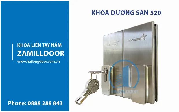 Khóa dương sàn 520 Zamilldoor