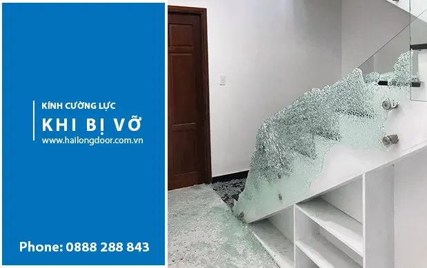 Kính cường lực bị vỡ