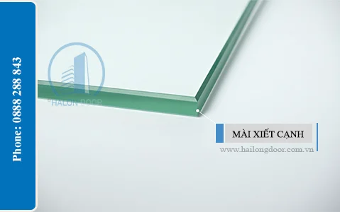 Những mẫu mài kính cường lực mặt bàn phổ biến hiện nay Kính mài xiết cạnh cường lực