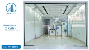 Cửa kính cường lực 2 cánh