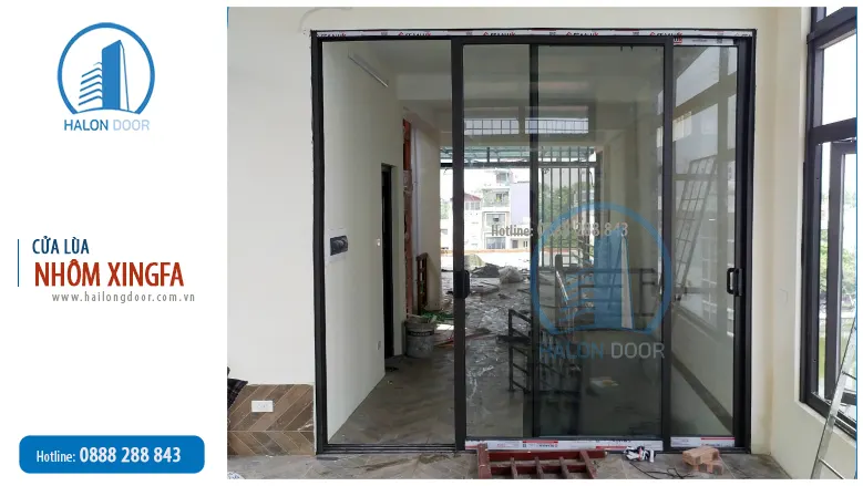 Cửa lùa nhôm Xingfa