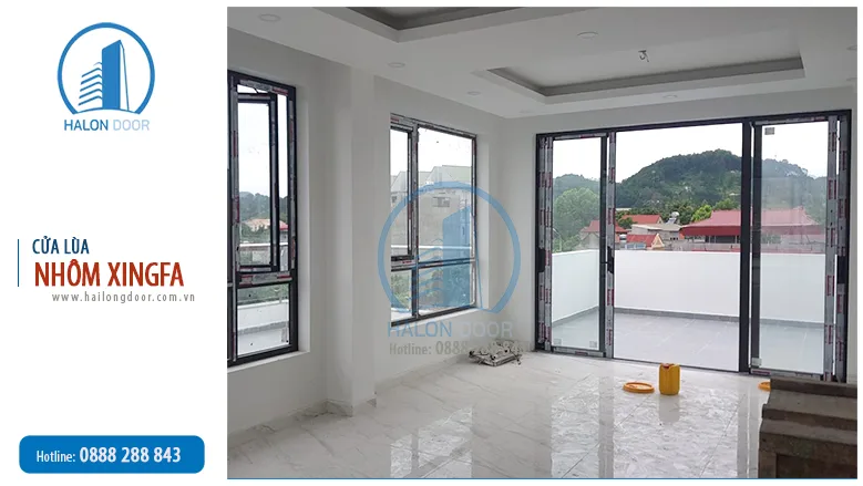 Cửa lùa xingfa 2 cánh