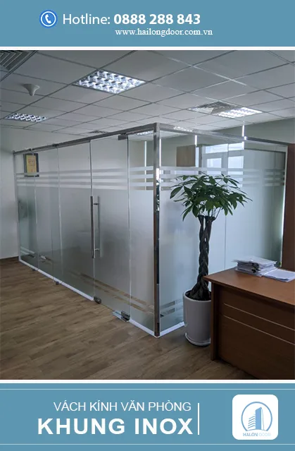 vach kinh cuong luc khung inox 3