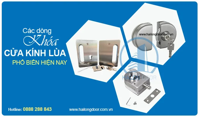 Phân biệt các dòng khóa cửa kính lùa phổ biến hiện nay