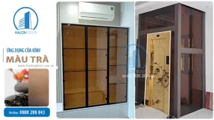 Ứng dụng kính màu trà